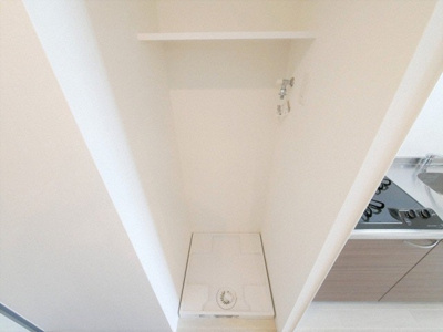 【設備】 | エグゼ天神橋 | 洗濯機置き場です