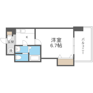 【間取り】 | Luxeドーム前Ⅱ