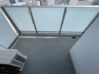 【バルコニー】 | レオンコンフォート難波サウスゲート | 暖かな日差しのふりそそぐバルコニー