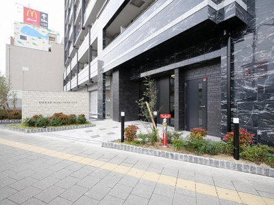【エントランス】 | エスリード大阪プライムゲート | 毎日通るエントランスはこのようになっています