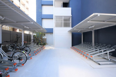 【その他共用部分】 | プレサンスOSAKA東成中本ハーヴィル | 駐輪場です