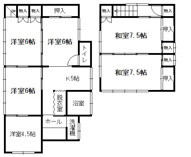 後藤貸家　（船橋）5DKの画像