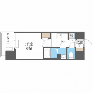 【間取り】 | プレサンス梅田東アルファ