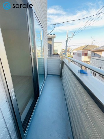 川越市南大塚４丁目　いろどりアイタウンのバルコニー