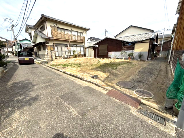 祇園に住まう。私の自由な土地の前面道路含む現地写真|前面道路含む現地写真です