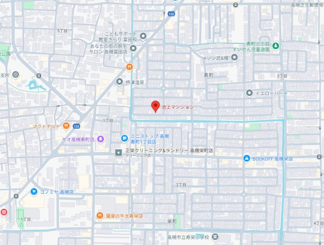 池上マンションの地図