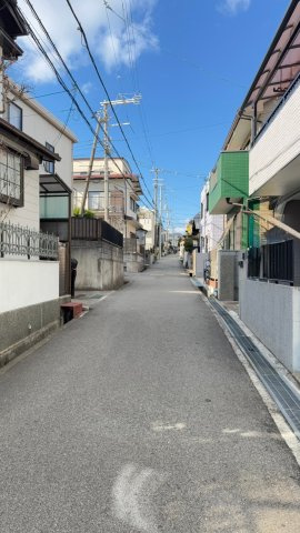 上甲東園5丁目の前面道路含む現地写真|前面道路