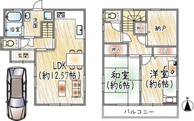 上甲東園5丁目の間取り|間取り