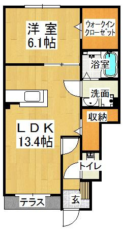 ユニヴェールの間取り
