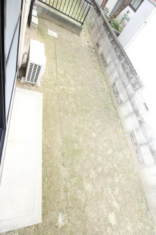 熊本市東区錦ケ丘のアパートの庭|お庭です