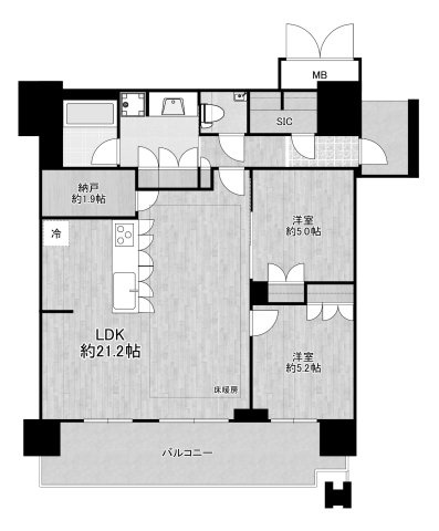 MJR堺筋本町タワーの間取り
