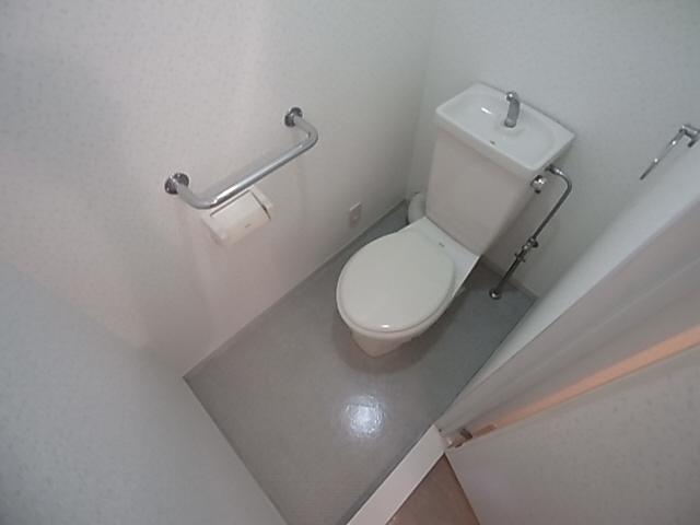 神戸市兵庫区平野町字天王谷東服山のアパートのトイレ|トイレ