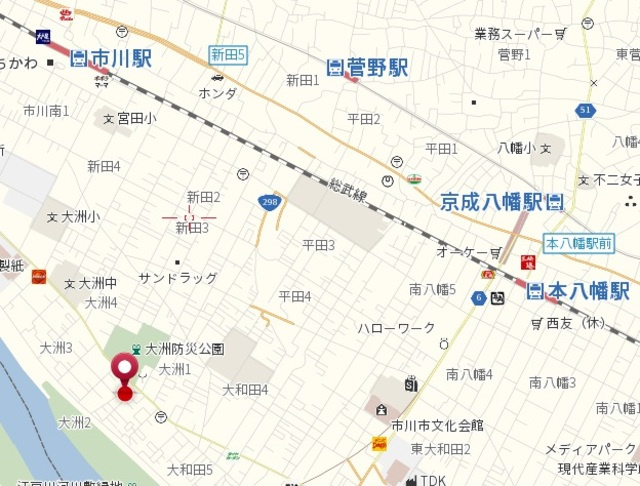 ヴィラ　ワン　シーズンの地図|☆案内図☆