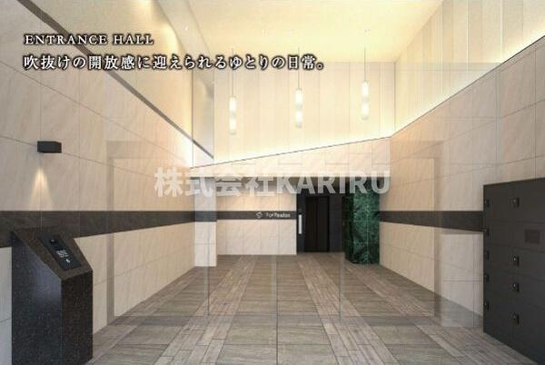 フォーリアライズ城東ファインのロビー