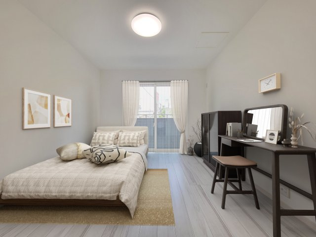 松ケ丘1丁目1区画・新築戸建の洋室|家具小物はイメージです。