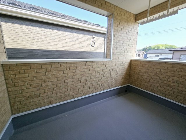 クレイドルガーデン八戸市南類家　第3　2号棟のバルコニー