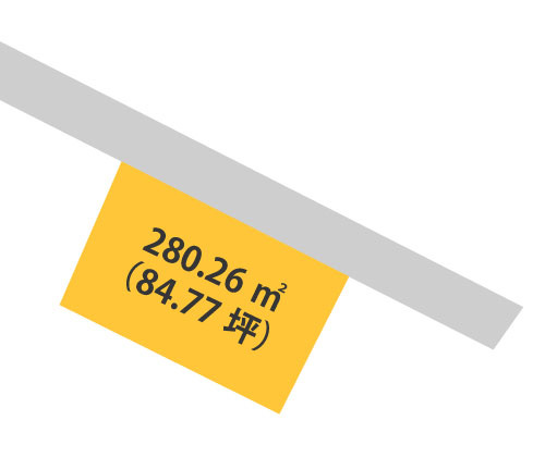 和歌山市栄谷・土地・56891の区画図