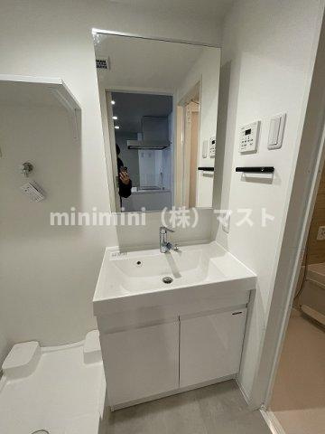 estageo北田辺の洗面所