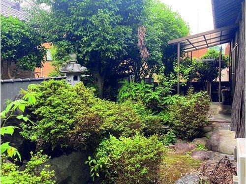 溝辺町　古家付き土地の外観