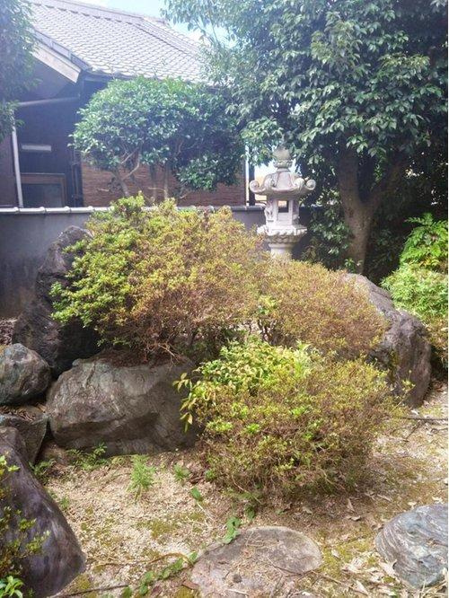 溝辺町　古家付き土地の外観