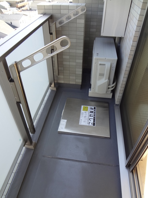 朝日マンションのバルコニー