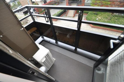 【バルコニー】 | クレールアクシアⅡ | 別号室の写真になります。現況優先。