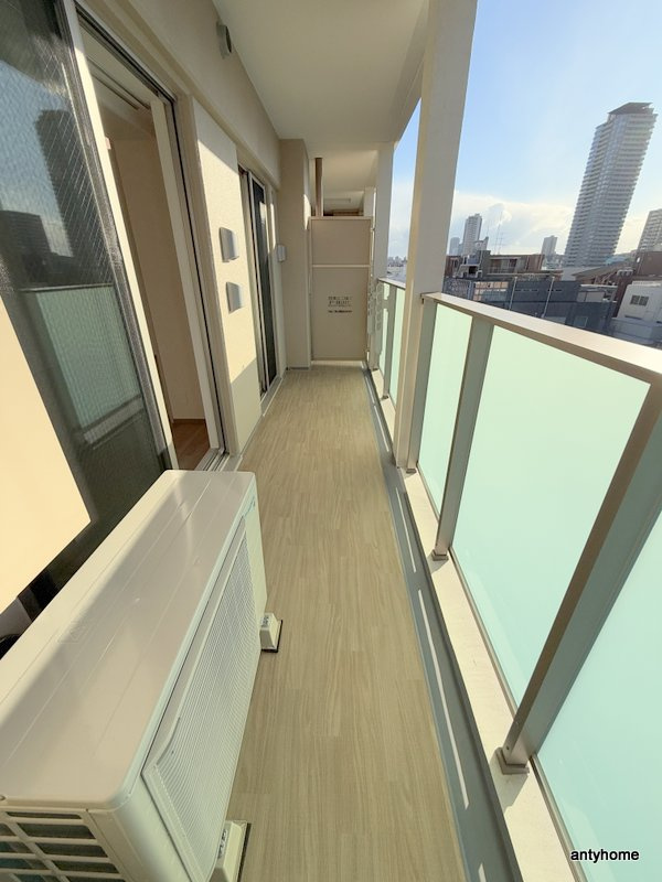 セイワパレス大阪城南　仲介手数料無料のバルコニー