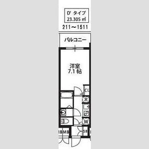 S-RESIDENCE新大阪駅前の間取り