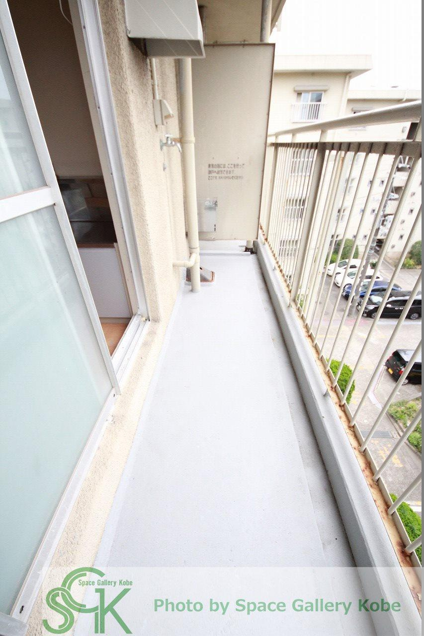 神陵台特別住宅のバルコニー