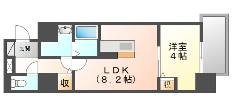 Ｍａｙｆａｉｒ田町Ｐｒｅｍｉｕｍの間取り