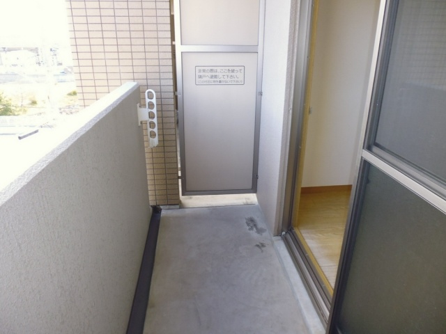 夢の館のバルコニー