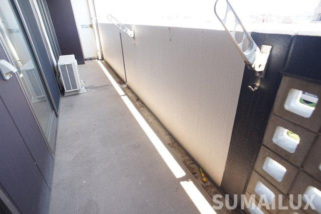 熊本市中央区本山町の賃貸マンションのバルコニー