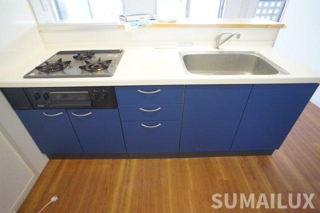 熊本市中央区本山町の賃貸マンションのキッチン