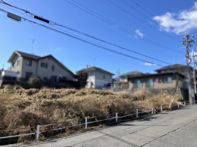 【前面道路含む現地写真】 | 大津市衣川2丁目1　売土地 | 2025年01月　撮影