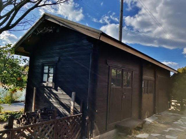 碧南市権現町　中古住宅（ログハウス）の外観