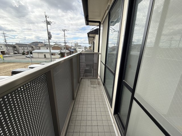 ボナール東川Bのバルコニー