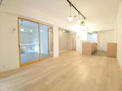 【居間・リビング】 | エバーグリーン淀川2号館