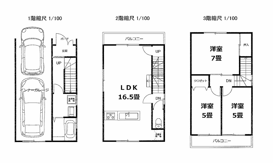 枚方市池之宮２丁目　中古戸建の間取り|■部屋数の多い間取りで使い勝手も多様です！
■内装・外装共にフルリフォーム完了しました