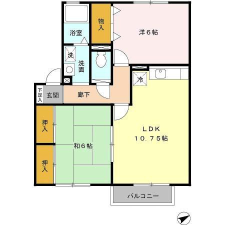 ファミールハイツの間取り