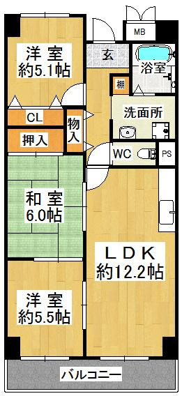 ルミエール神戸の間取り