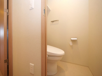 【トイレ】 | リビオメゾン新大阪 | 落ち着いた色調のトイレです