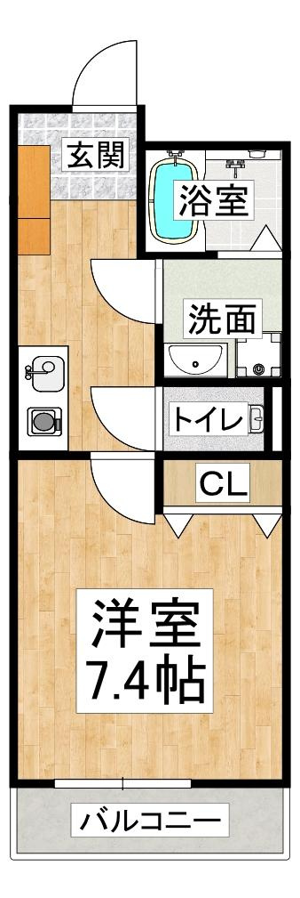 神戸アスタカレッジハイツの間取り