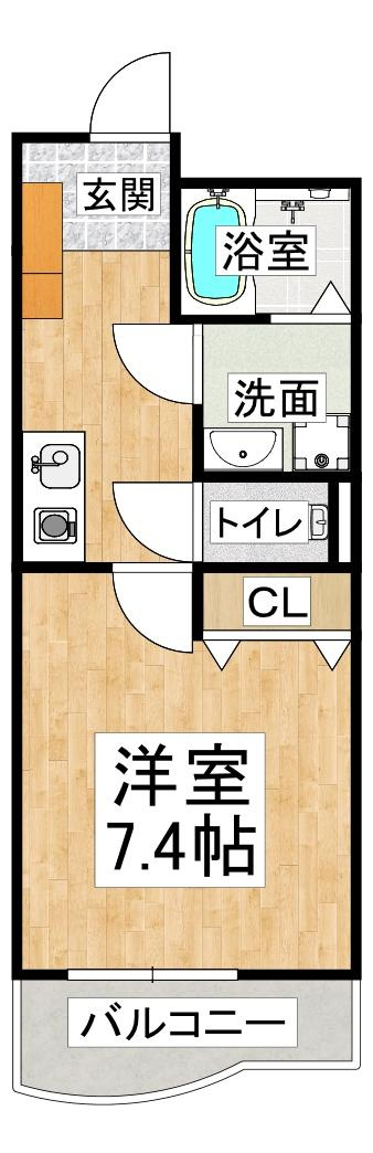 神戸アスタカレッジハイツの間取り