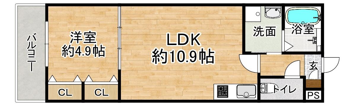 (仮称)ジーメゾン明石市林エレールの間取り