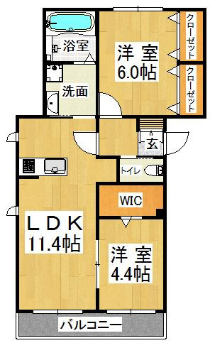 EHエステイツⅣの間取り