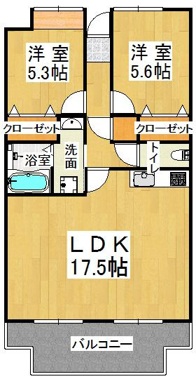 H・Tハイライズの間取り