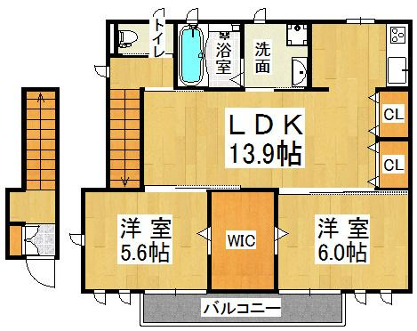 Kの間取り