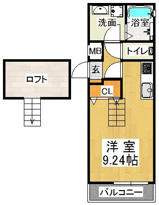 VILLA　HIRAISOの間取り
