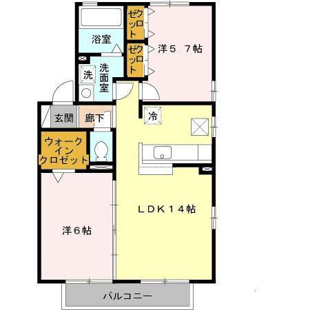 アーバンフォレスト　I棟の間取り