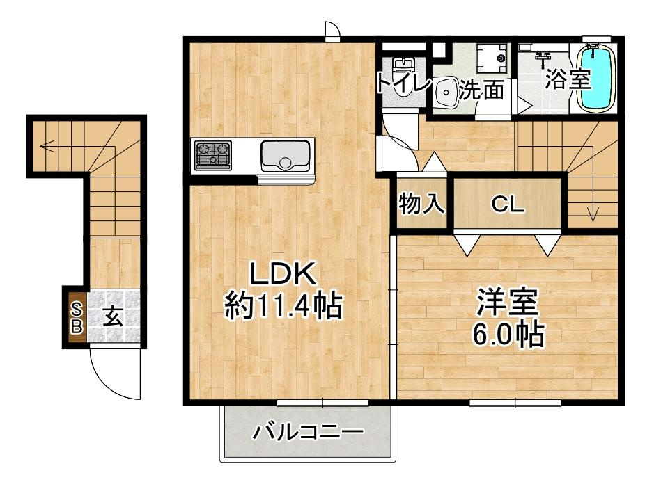 アトールさかえの間取り